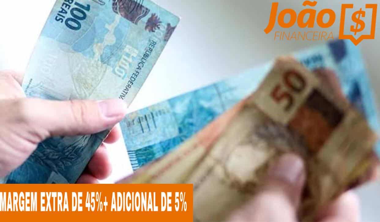 Margem extra de 45% + 5%