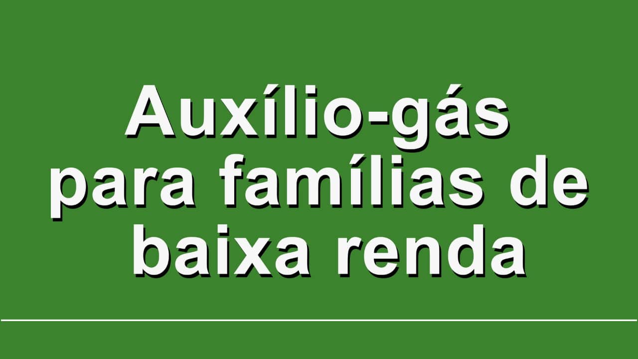 As famílias brasileiras que se enquadrarem nos requisitos, poderão passar a receber o novo auxílio-gás para ajudar com o aumento do preço! Confira: