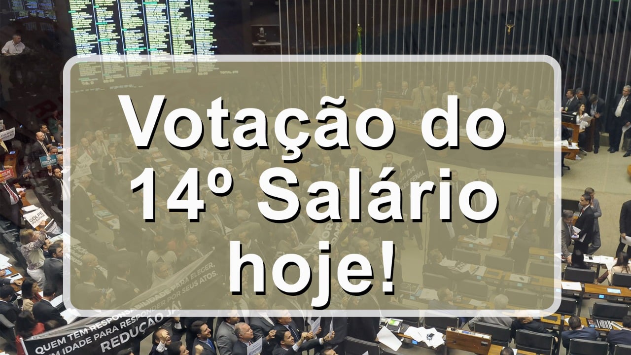 Hoje vai ocorrer a votação do décimo quarto salário para ser aprovado o projeto pela Comissão de Finanças e de Tributação. Confira: