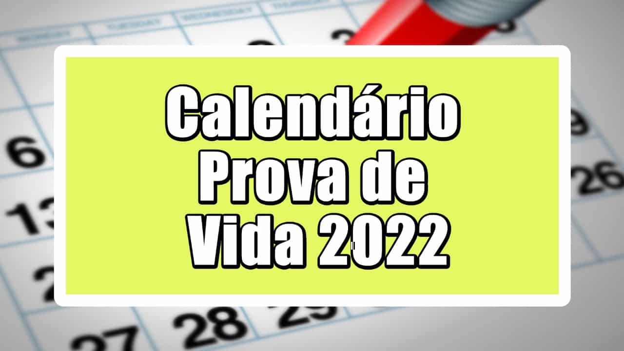 Está divulgado o novo calendário da prova de vida 2022 para os beneficiários realizarem o procedimento de comprovação de vida! Confira: