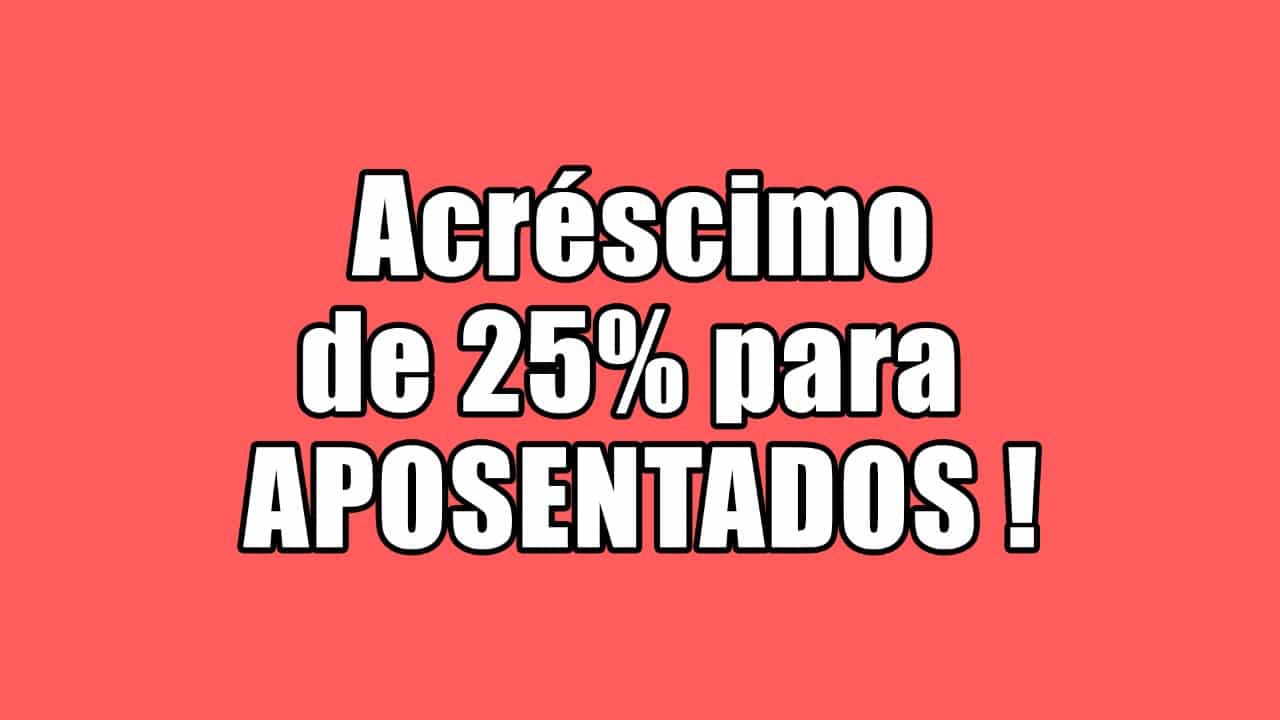 Acréscimo para aposentados