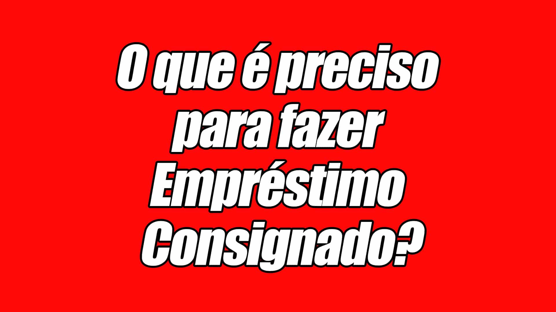 empréstimo consignado