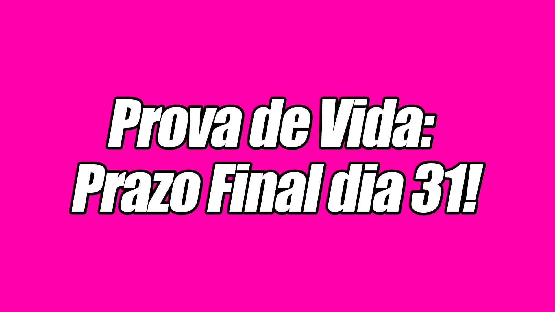 Prova de vida