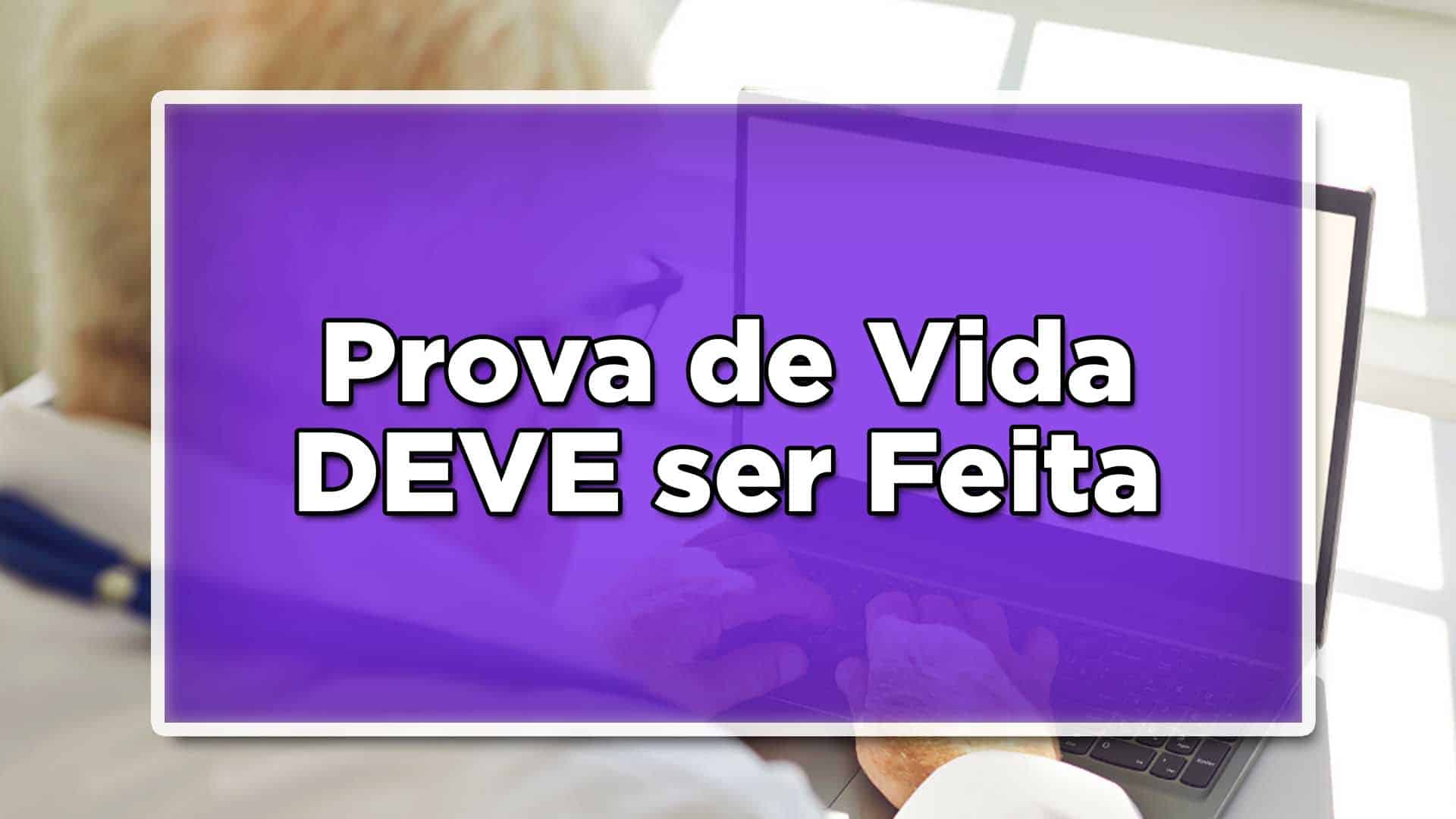 comprovação de vida