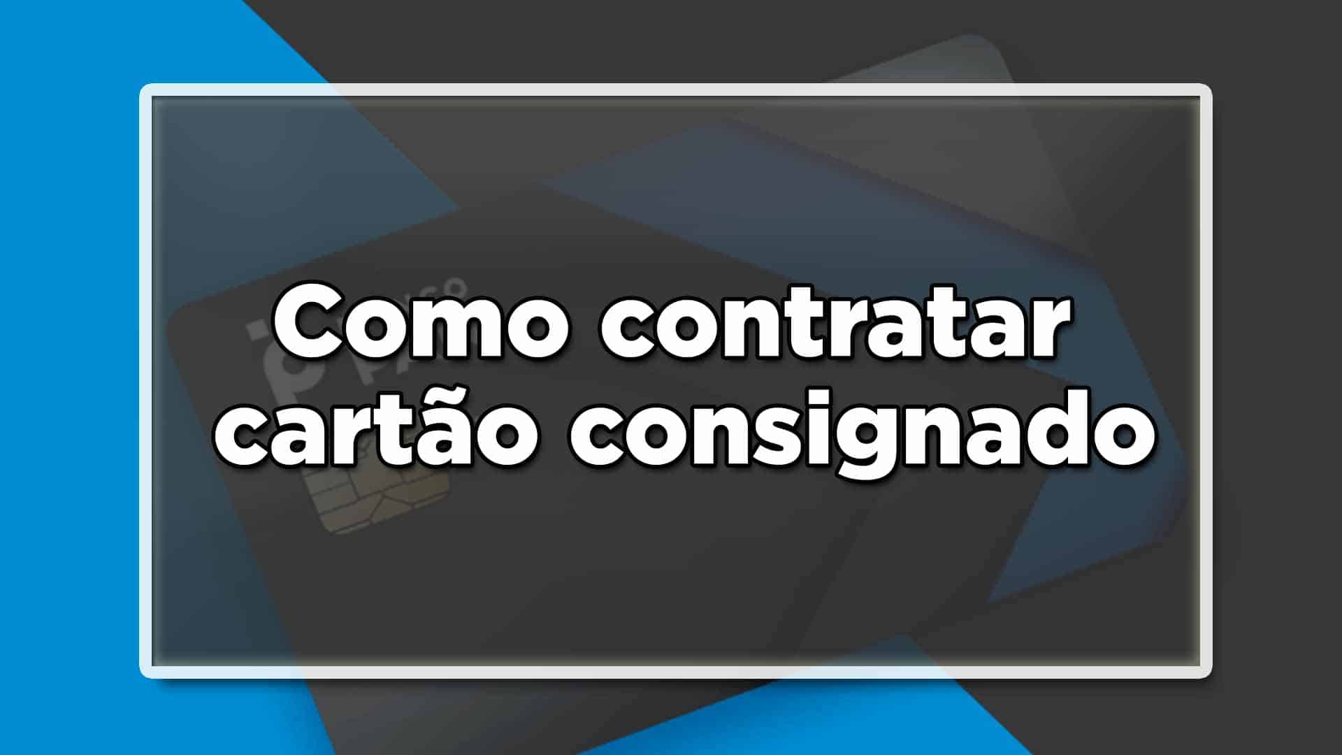 cartao de credito consignado
