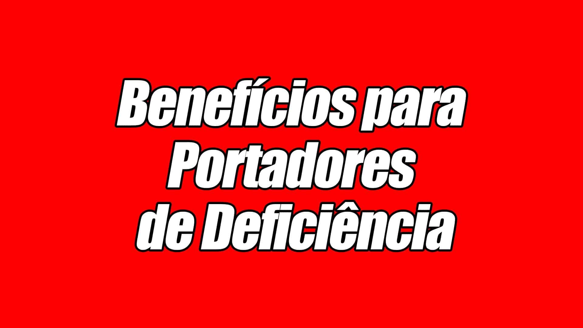 Portadores de deficiência