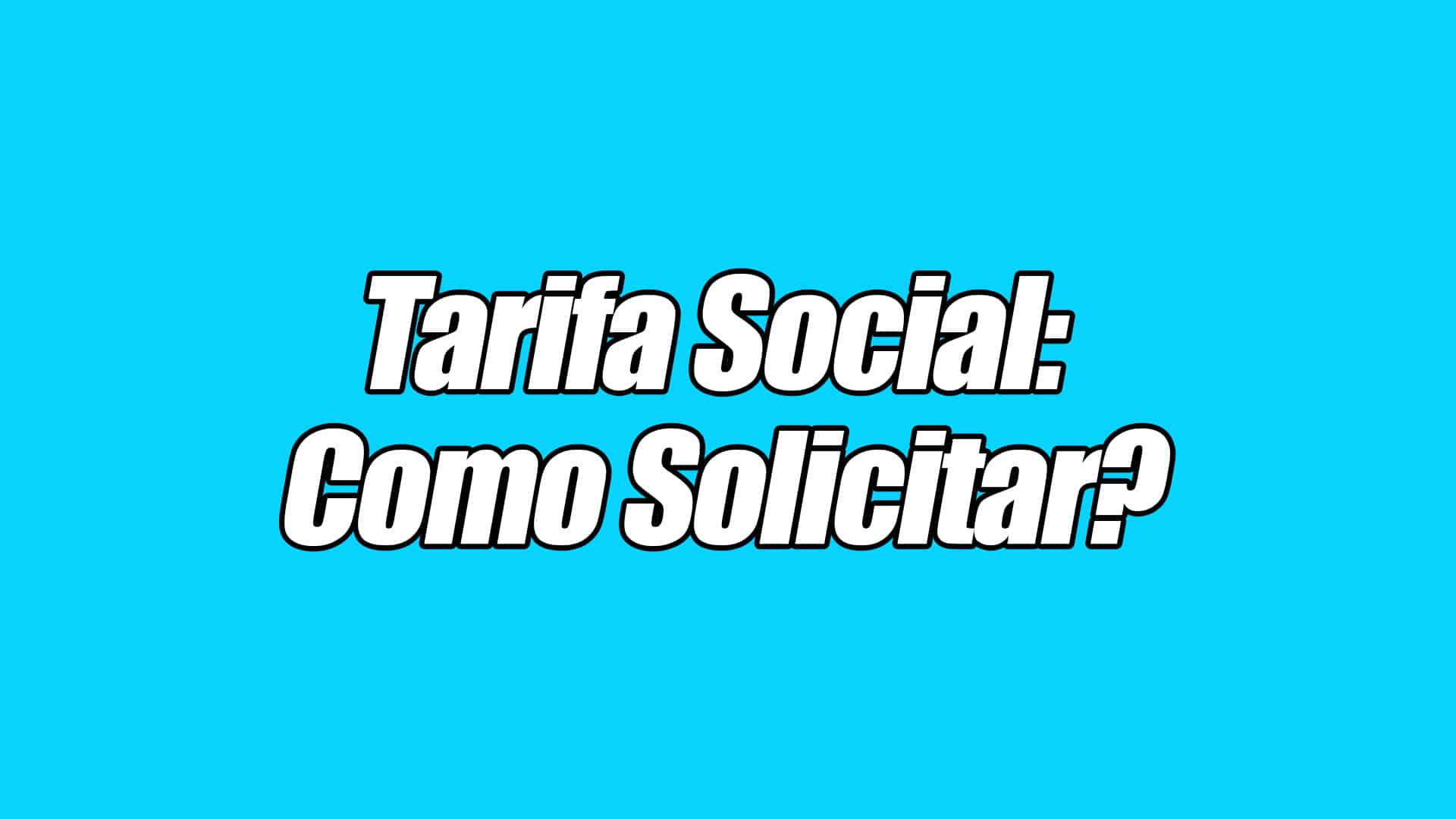 Tarifa Social