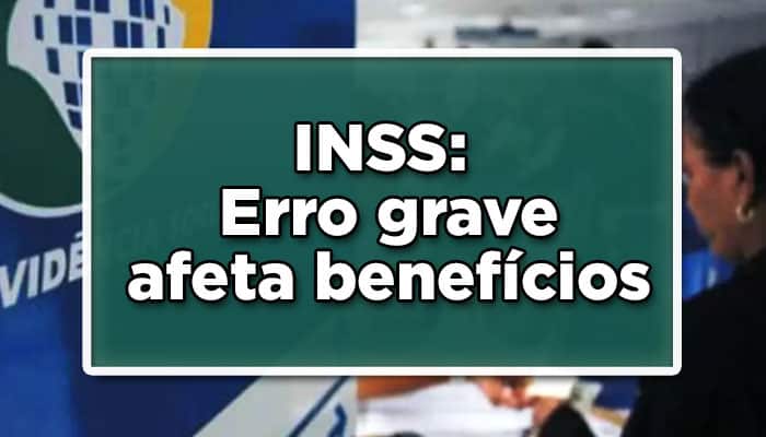 erro no inss