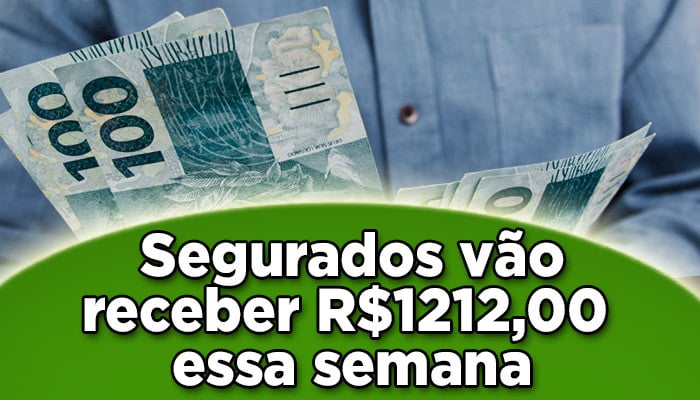 Pagamentos de R$1.212 vão ser liberados pelo INSS nesta semana aos aposentados, pensionistas e demais segurados do instituto! Confira: