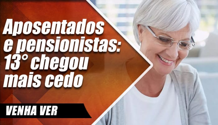 Vitória: 13° Salário do INSS acaba de ser antecipado