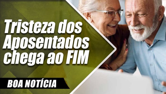 Tristeza dos aposentados chega ao fim