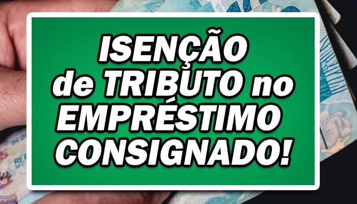 isenção de tributo para empréstimo