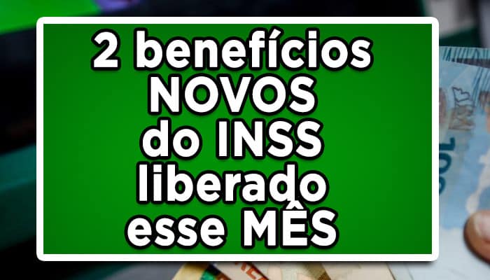 Novos benefícios do INSS