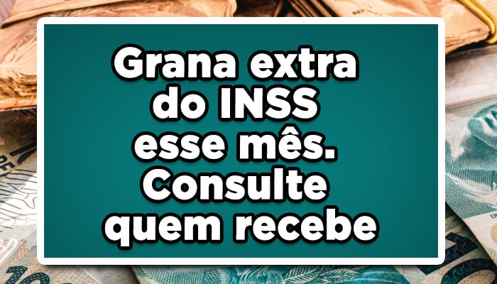 dinheiro extra inss