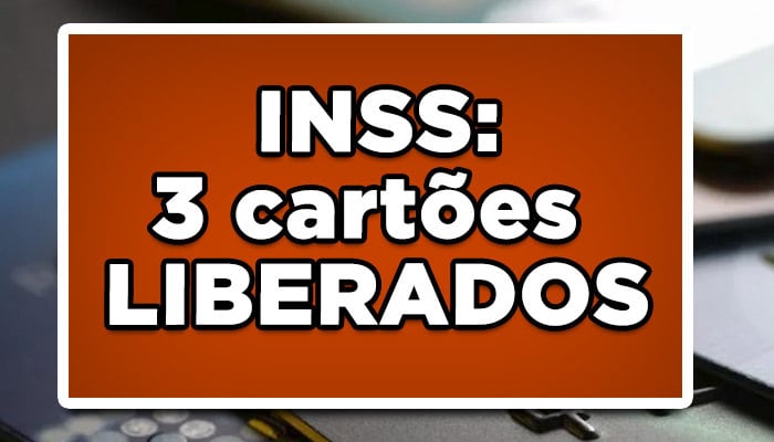 3 cartoes inss