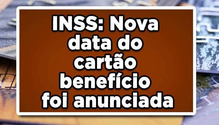 Cartão benefício do INSS