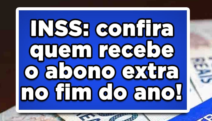 INSS: confira quem recebe o abono natalino no fim do ano!
