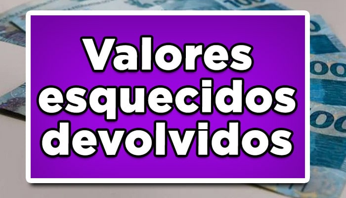 valores esquecidos