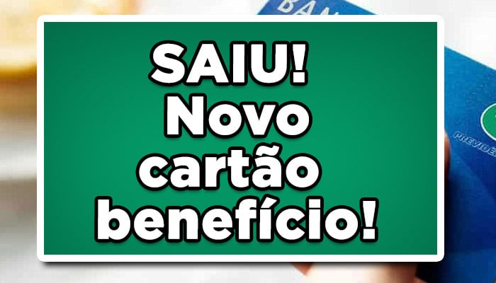 novo cartão para os aposentados