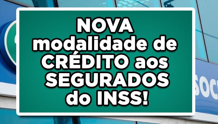 Nova modalidade de crédito consignado, beneficia os segurados do INSS, com o valor de até 20 mil reais, tendo uma taxa de juros bem acessível! Confira: