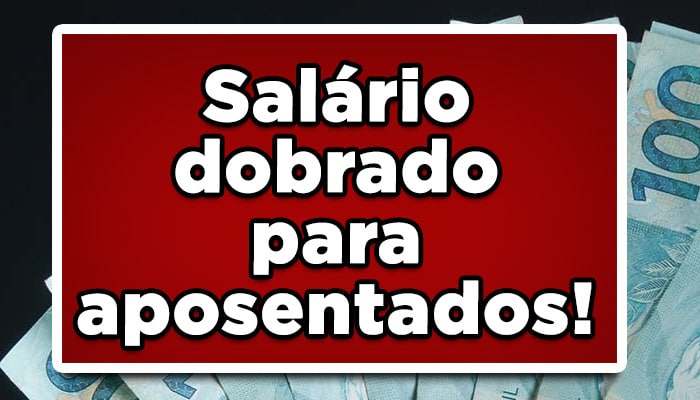 Novo projeto, possibilita os aposentados, pensionistas e BPC, no início do ano, receberem um salário dobrado em suas contas! Contas: