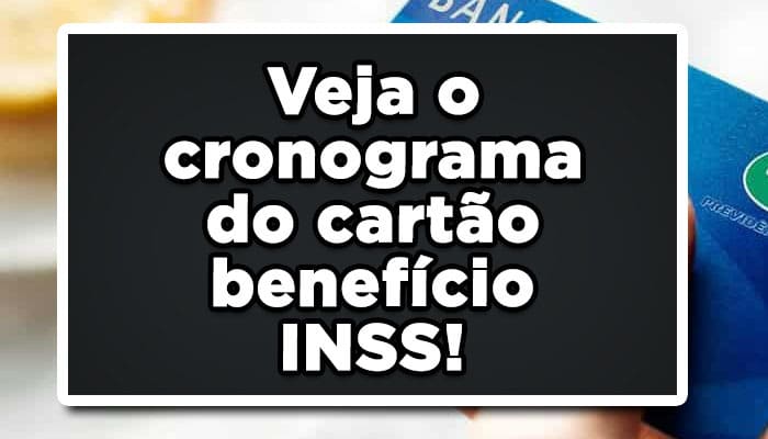 cartão benefício INSS