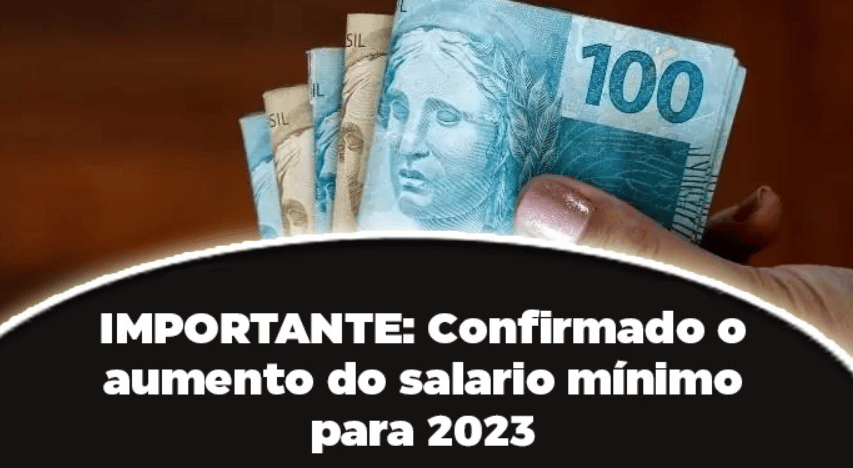 Confirmado o aumento do salário mínimo para 2023