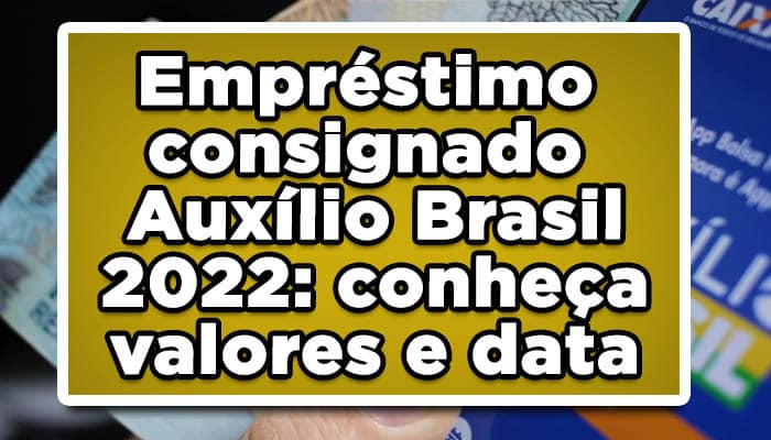 Empréstimo consignado auxílio Brasil