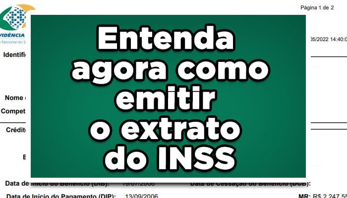 Como emitir o extrato de pagamento do INSS