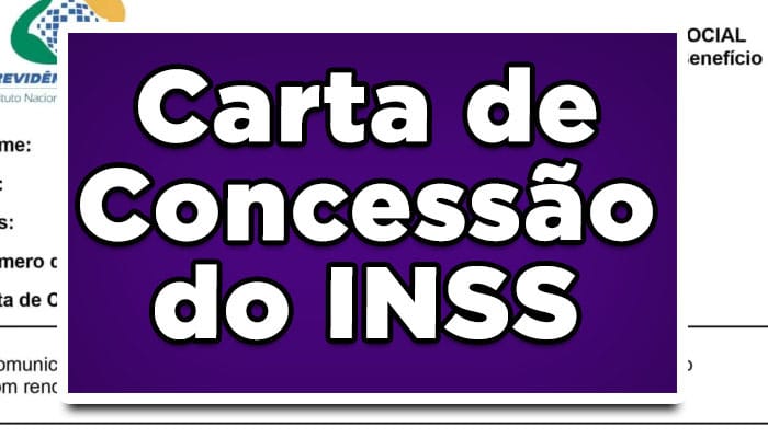 carta de concessão do INSS