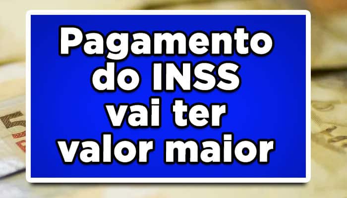 aumento de salário do INSS