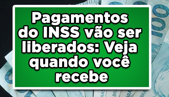 Pagamentos do INSS vão ser liberados: Veja quando você recebe