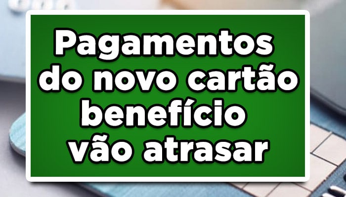 Novo cartão benefício