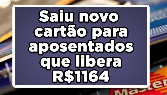Novo cartão benefício
