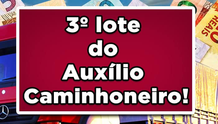Sendo considerado os três lotes de pagamento, cerca de 360.712 caminhoneiros, foram contemplados com o auxílio! Confira: