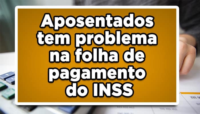 folha de pagamento INSS