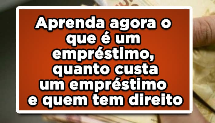 o que é um empréstimo