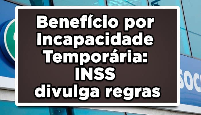 benefício por incapacidade temporária