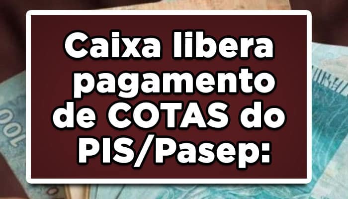 Pagamento de cotas do PIS/PASEP
