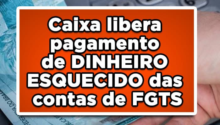 Dinheiro esquecido
