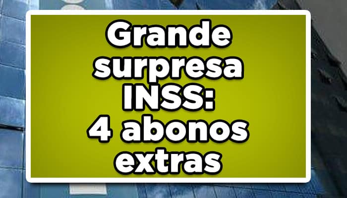 abono extra do inss