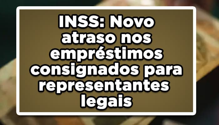 Empréstimo para representante legal