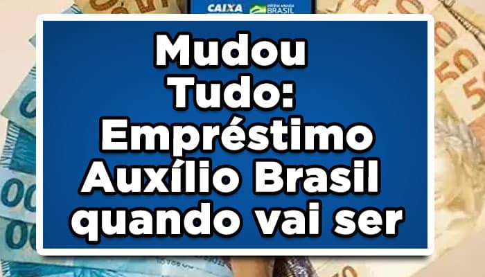 emprestimo consignado auxilio brasil