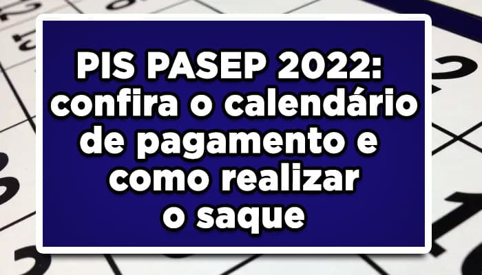 PIS/Pasep 2022