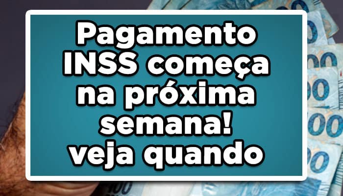 Pagamento INSS