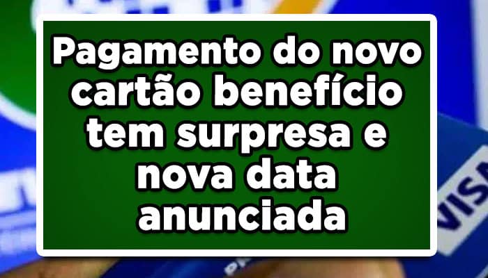 Pagamento do novo cartão benefício do INSS começa já na próxima semana