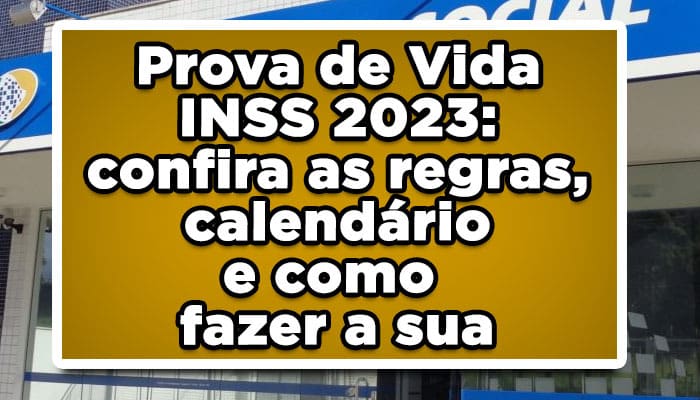 Prova de Vida INSS 2023