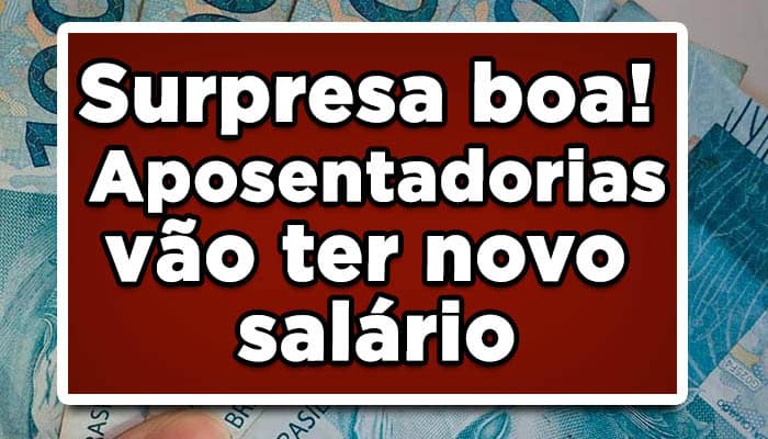 Aumento de salário dos aposentados