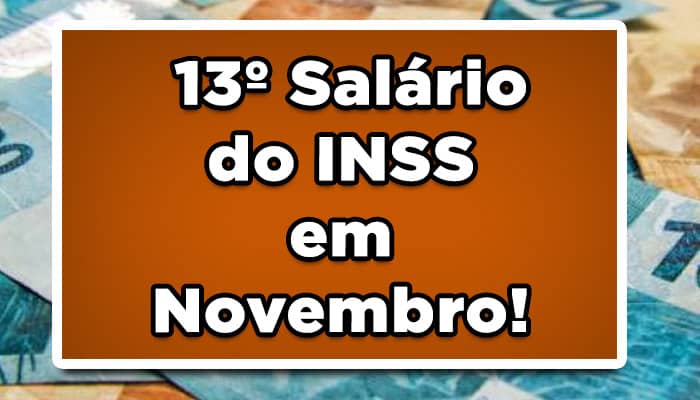 Quem vai receber o pagamento do 13º salário do INSS em sua conta bancária neste mês de novembro! Confira agora:
