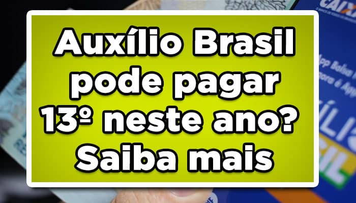 13º salário do auxílio Brasil